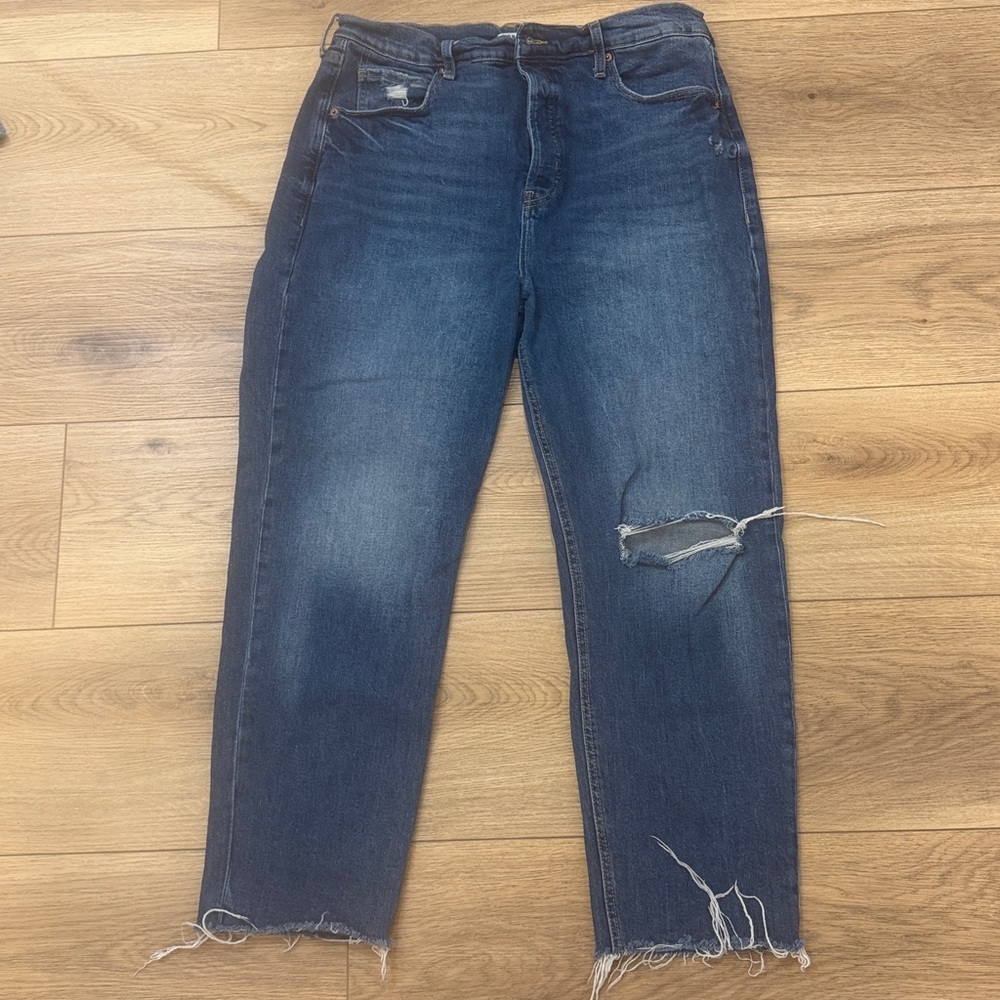 Old Navy Plus Size Ski-Hi Straight Jeans Size 16